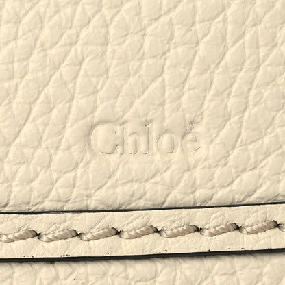 Chloe Raffia Small Grain Calfskin Mini Marcie Basket White 5 of 6