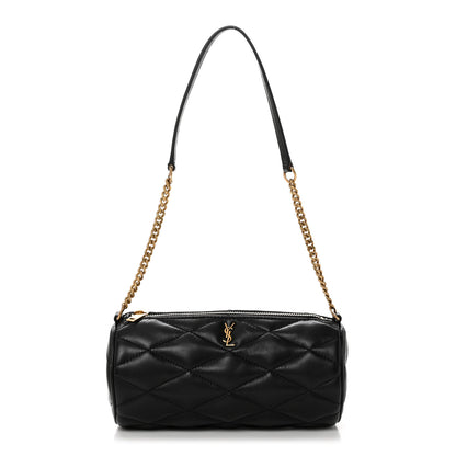Saint Laurent Lambskin Monogram Mini Sade Tube Bag Black 1 of 11