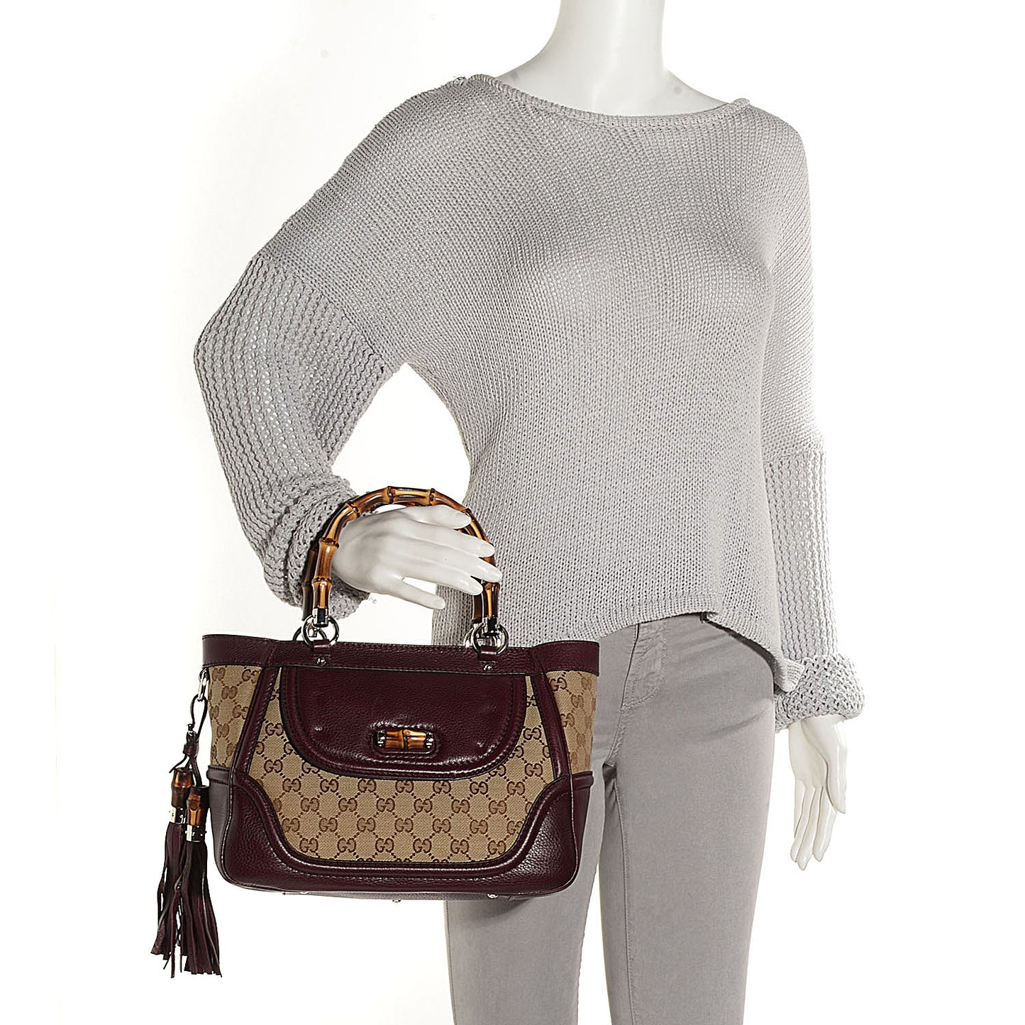 Monogram New Bamboo Small Tassel Tote
