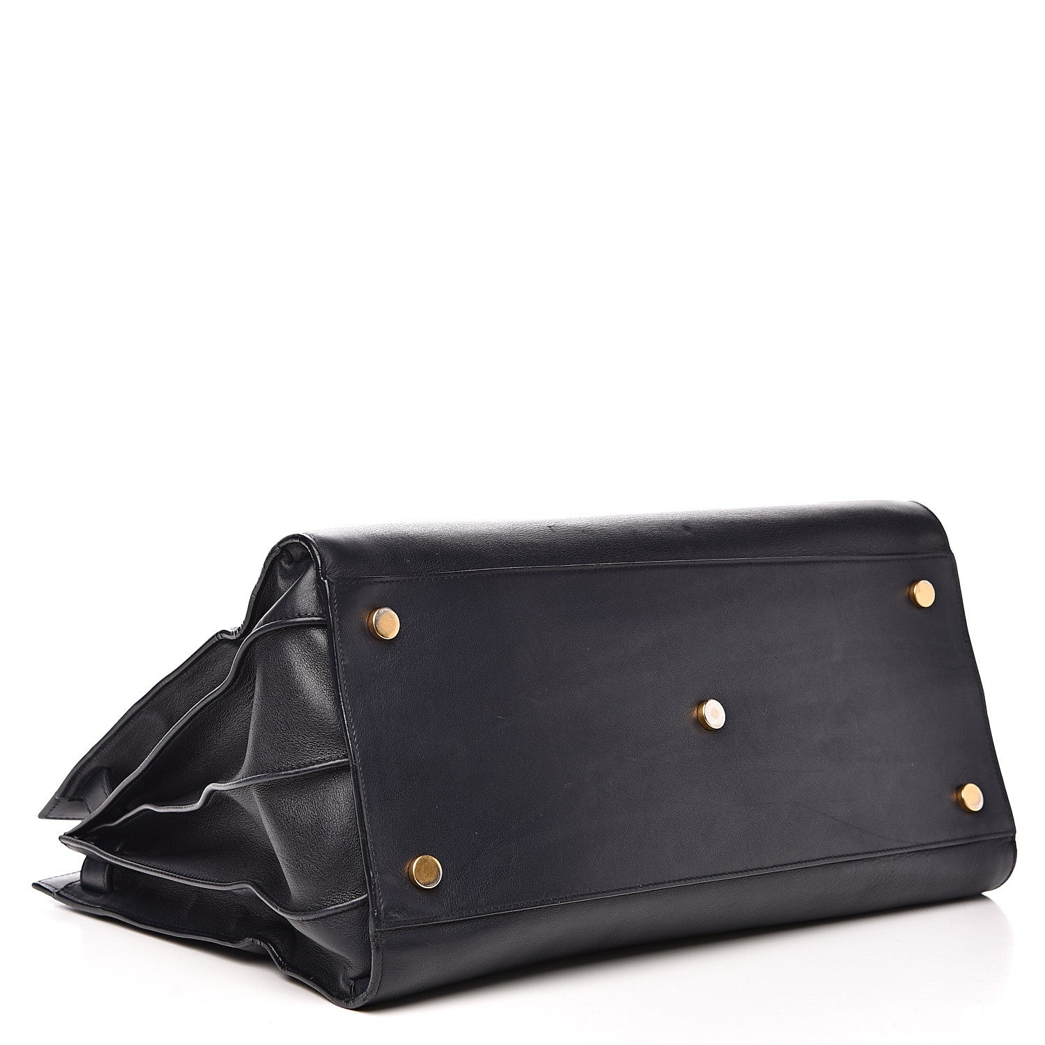 Saint Laurent Calfskin Large Sac De Jour Carryall Navy Blue 3 of 18