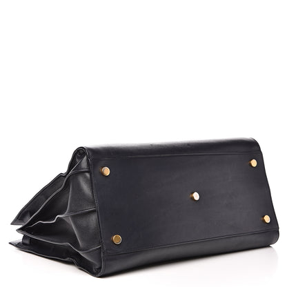 Saint Laurent Calfskin Large Sac De Jour Carryall Navy Blue 3 of 18