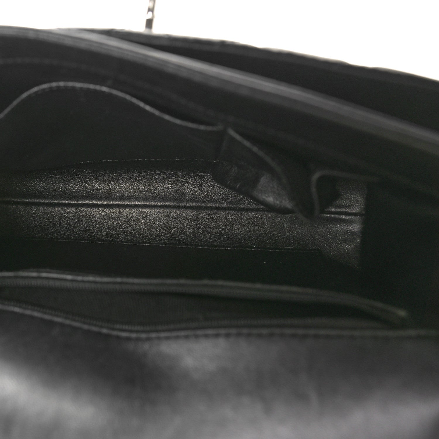 Chanel Lambskin Quilted Large Geometric Flap Black 5 of 10