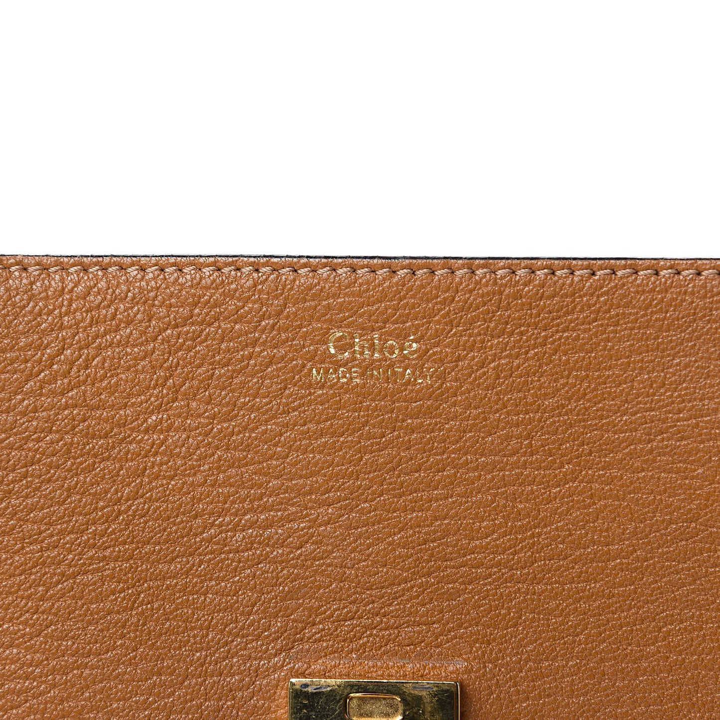 Grained Lambskin Drew Shoulder Bag Caramel