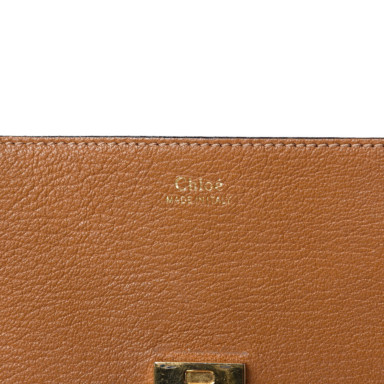 Chloe Grained Lambskin Drew Shoulder Bag Caramel 6 of 13