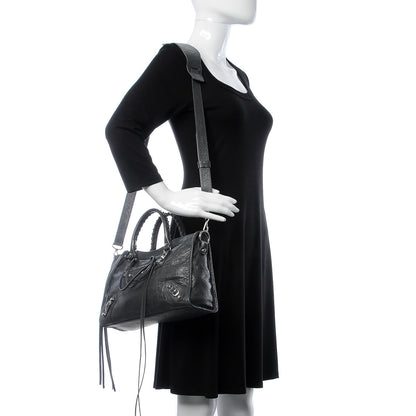 Balenciaga Agneau Classic Silver Hardware S City Gris Fossile 2 of 7
