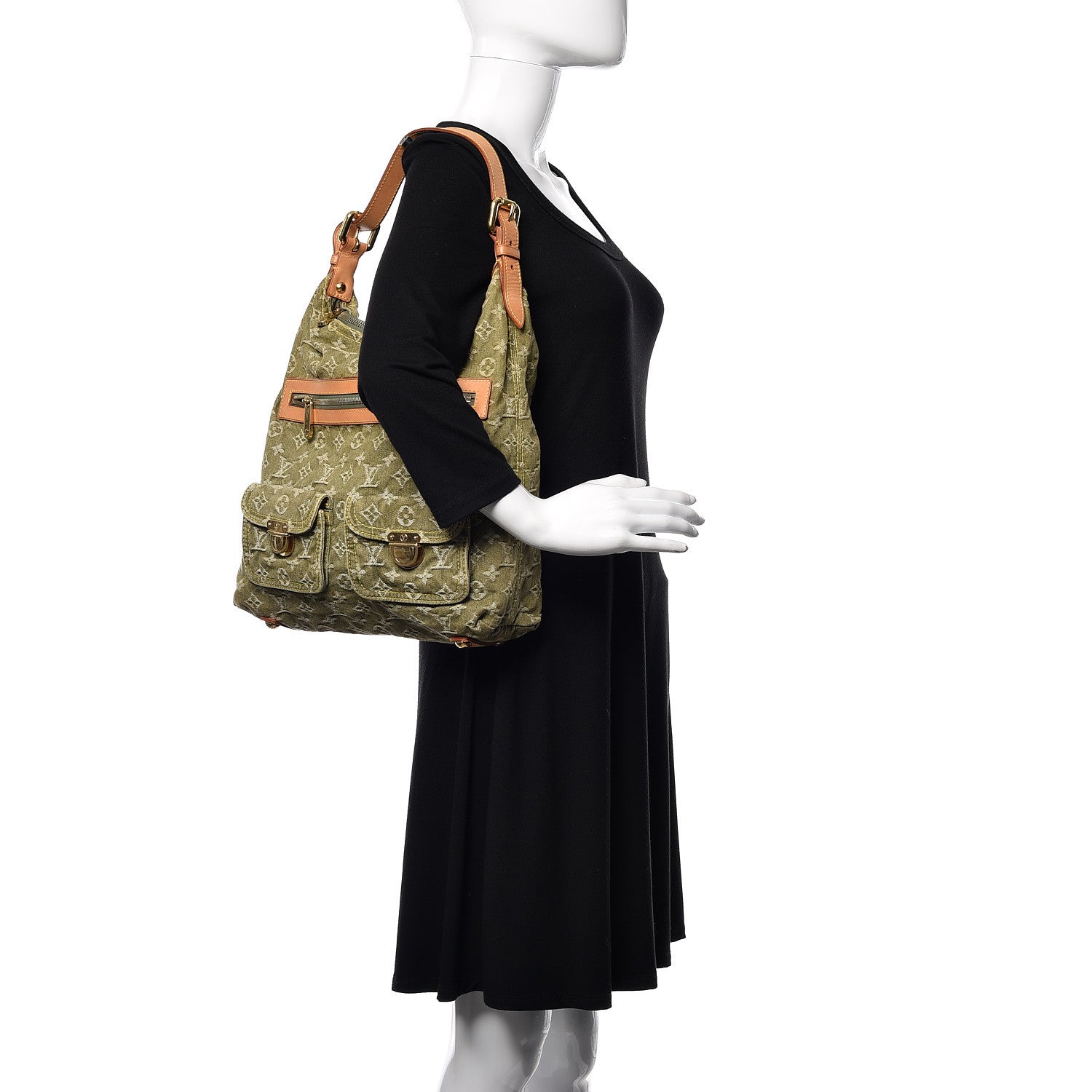 Louis Vuitton Denim Baggy GM Lichen 2 of 11