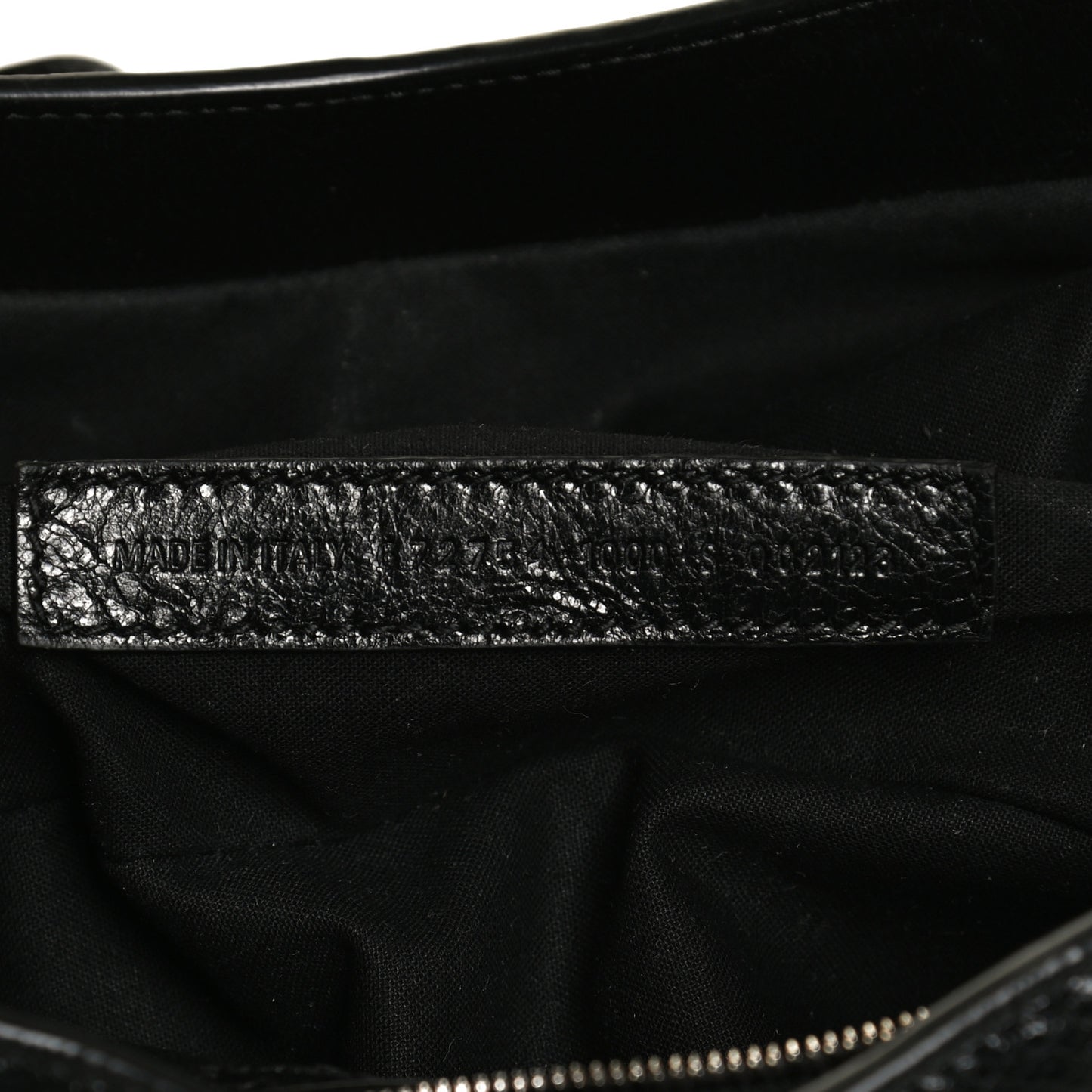Agneau Arena Medium Le Cagole Shoulder Bag Black