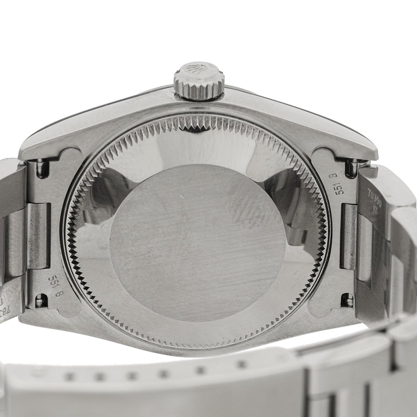 Stainless Steel 31mm Oyster Perpetual Watch Black 77080