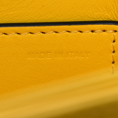 Valentino Garavani Nappa One Stud Chain Clutch Yellow 7 of 15