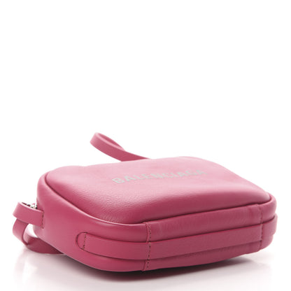 Balenciaga Calfskin Logo XS Everyday Camera Bag Rose Indien Black 4 of 11