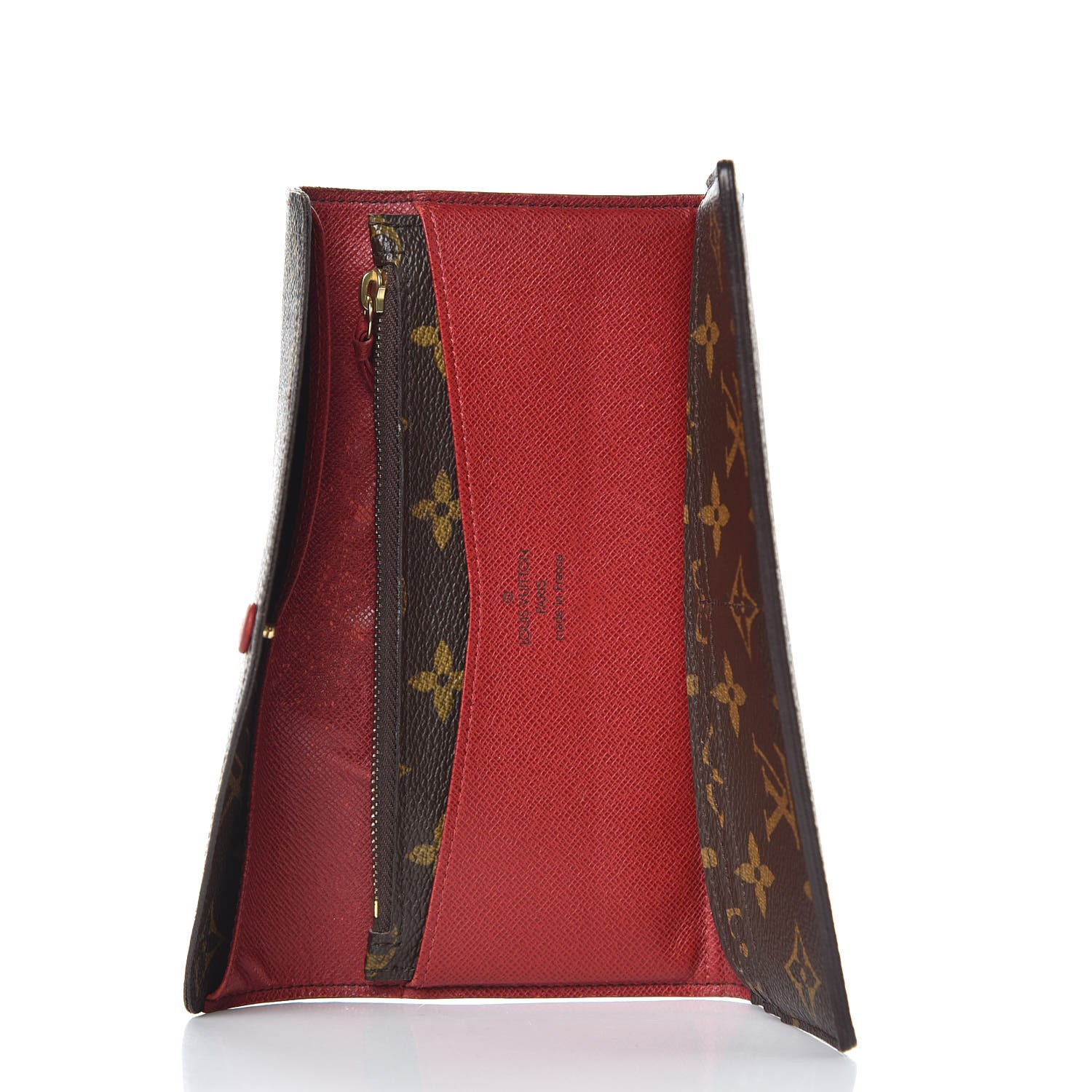 Louis Vuitton Monogram Josephine Wallet Red 5 of 12
