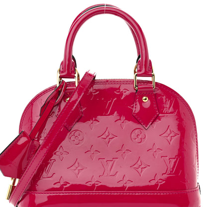Louis Vuitton Vernis Alma BB Magenta 9 of 11