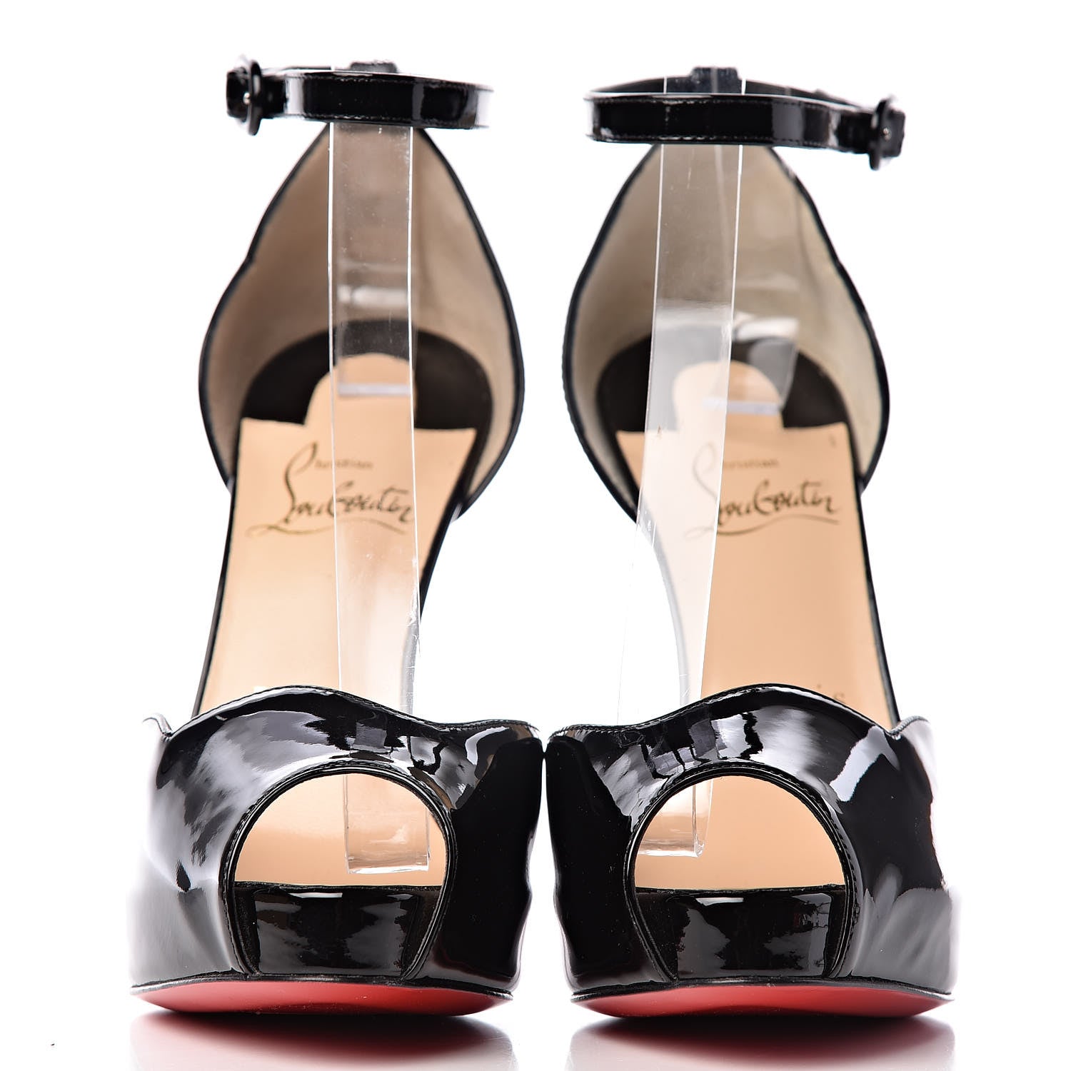 Christian Louboutin Patent Aketata 120 Pumps 36.5 Black 2 of 10