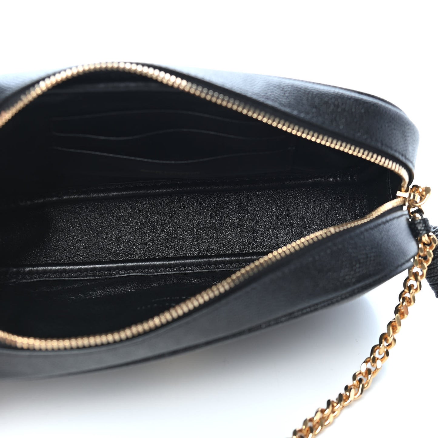 Grain De Poudre Matelasse Monogram Mini Lou Camera Bag Black