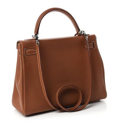 Hermes Togo Kelly Retourne 32 Gold 3 of 40