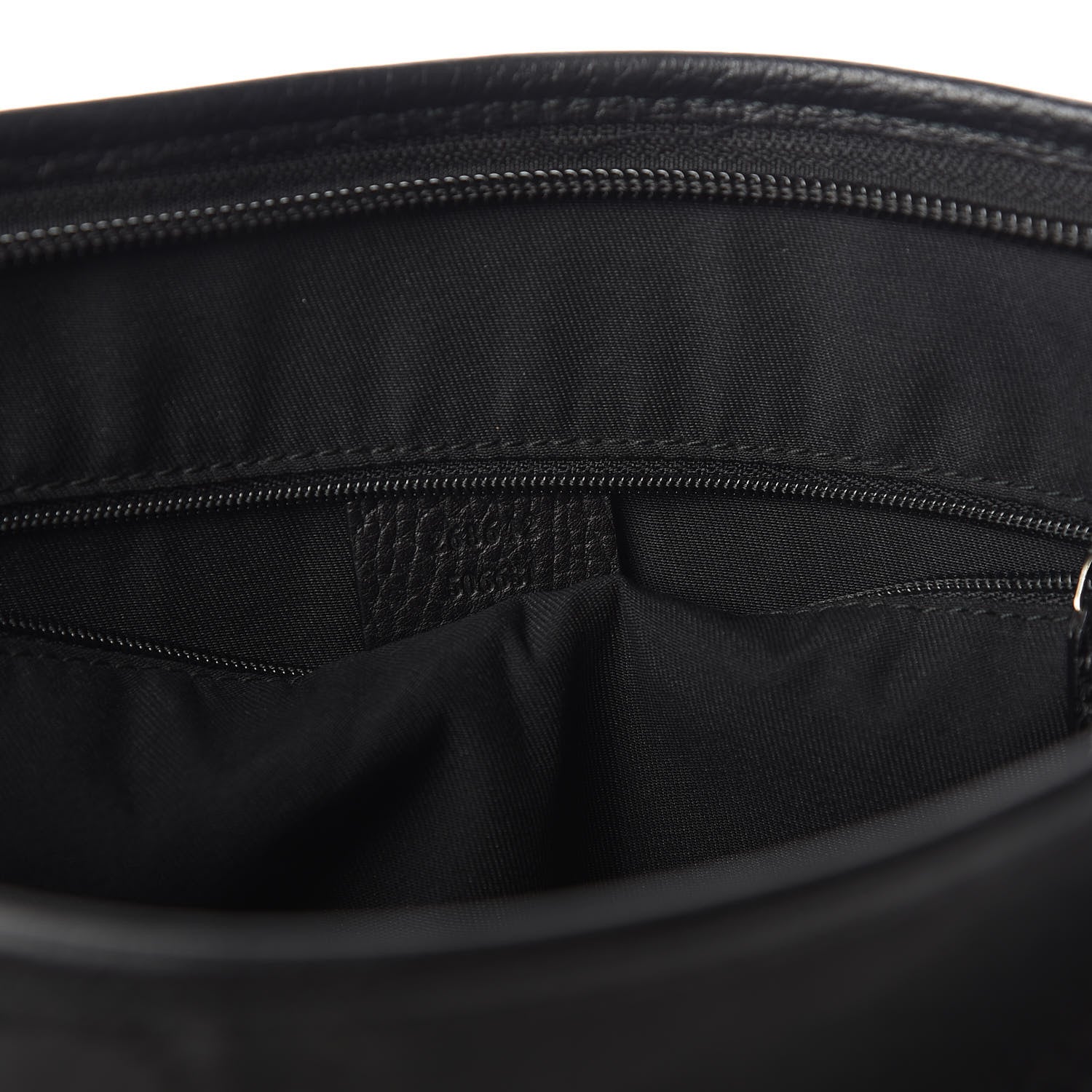 Gucci Nylon Monogram Abbey Messenger Bag Black 9 of 11