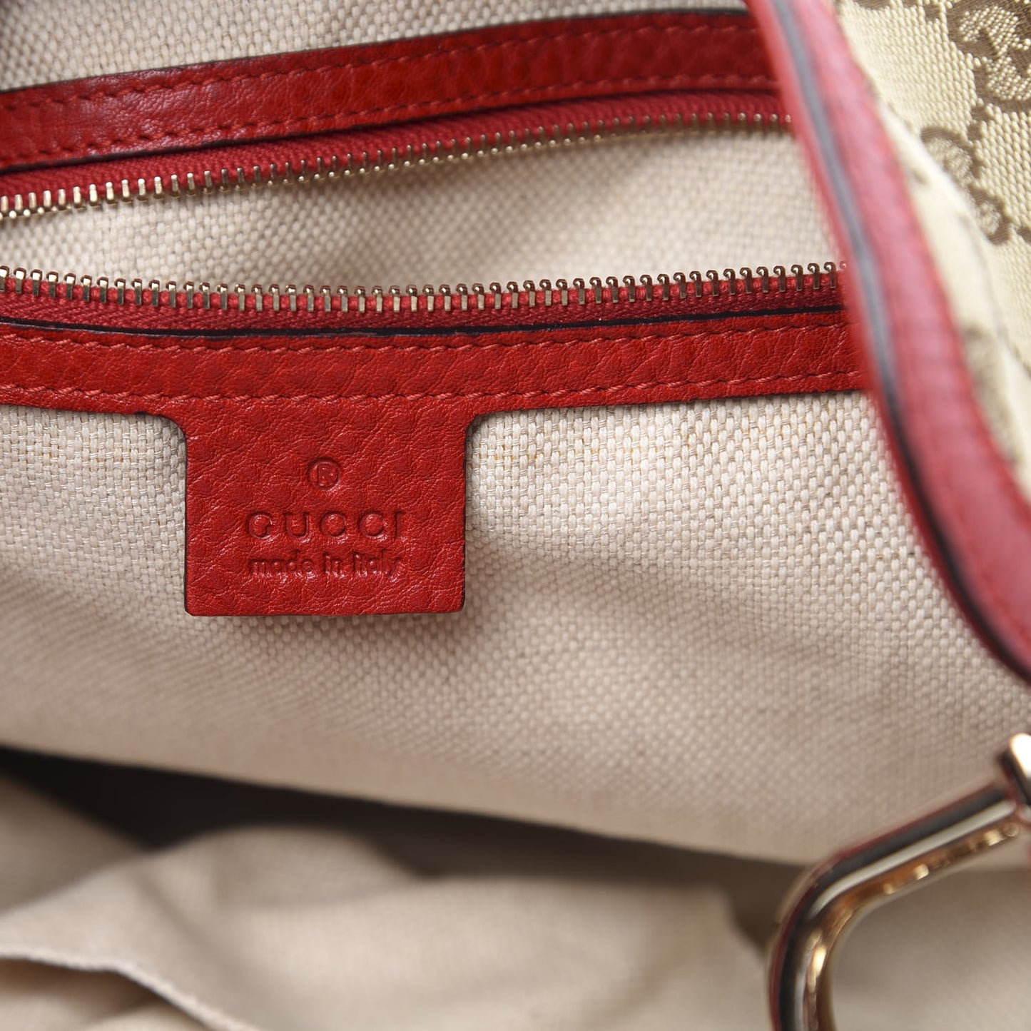 Monogram Medium Diana Bamboo Shoulder Bag Red