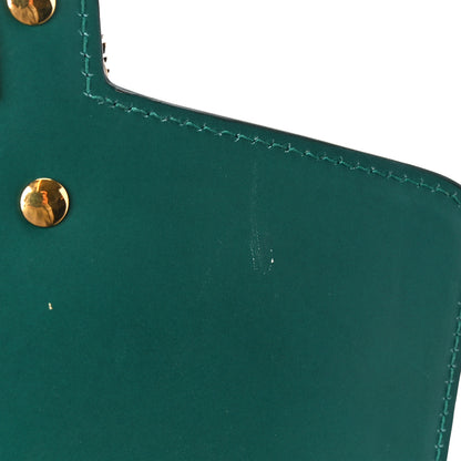 Dolce & Gabbana Smooth Calfskin Small DG Amore Envelope Bag Green 10 of 11