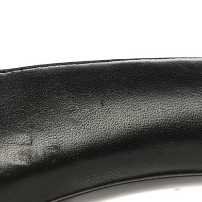 Chanel Lambskin Grosgrain Cap Toe Egyptian Amulet CC Pumps 40.5 Black 15 of 21