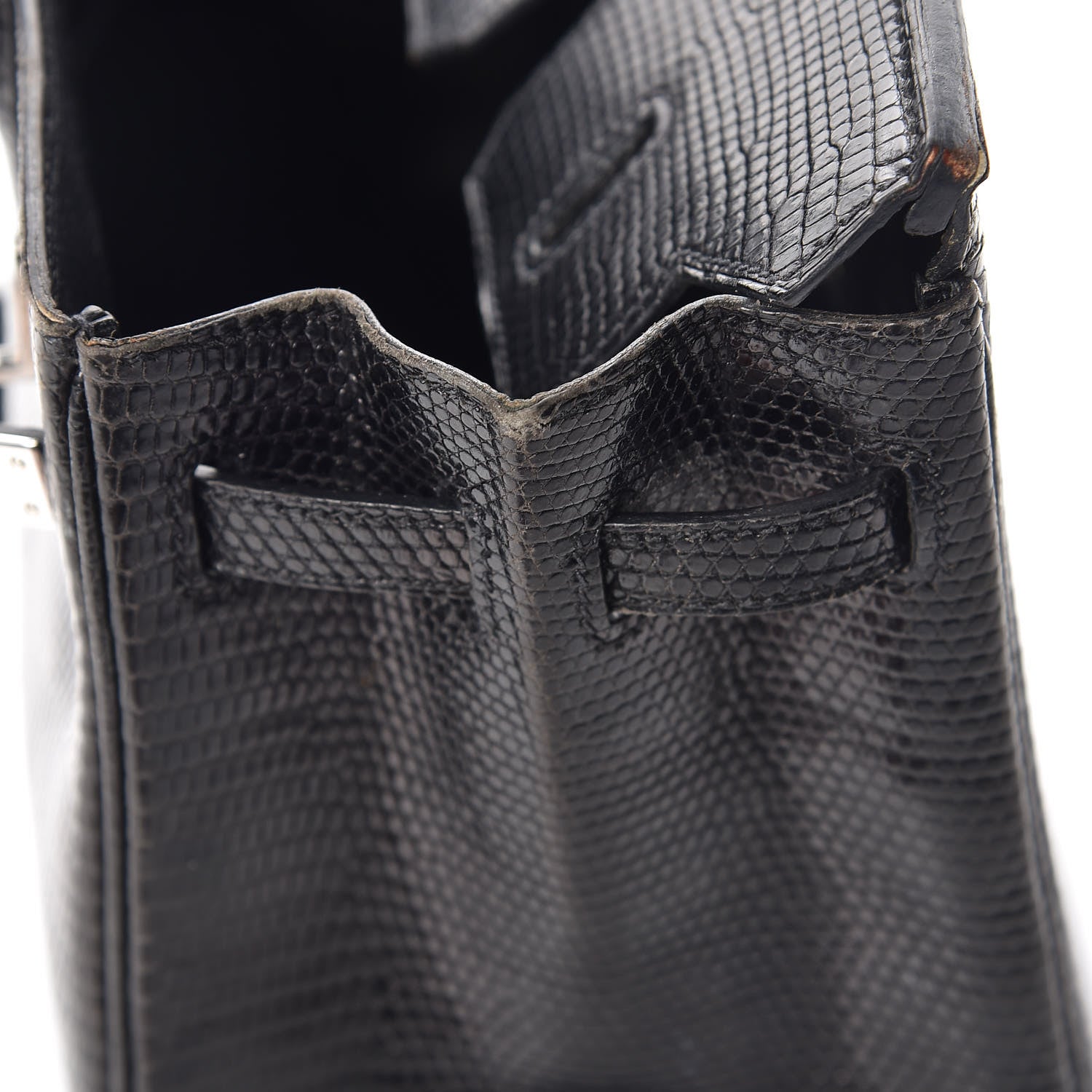 Hermes Lizard Birkin 25 Black 45 of 50