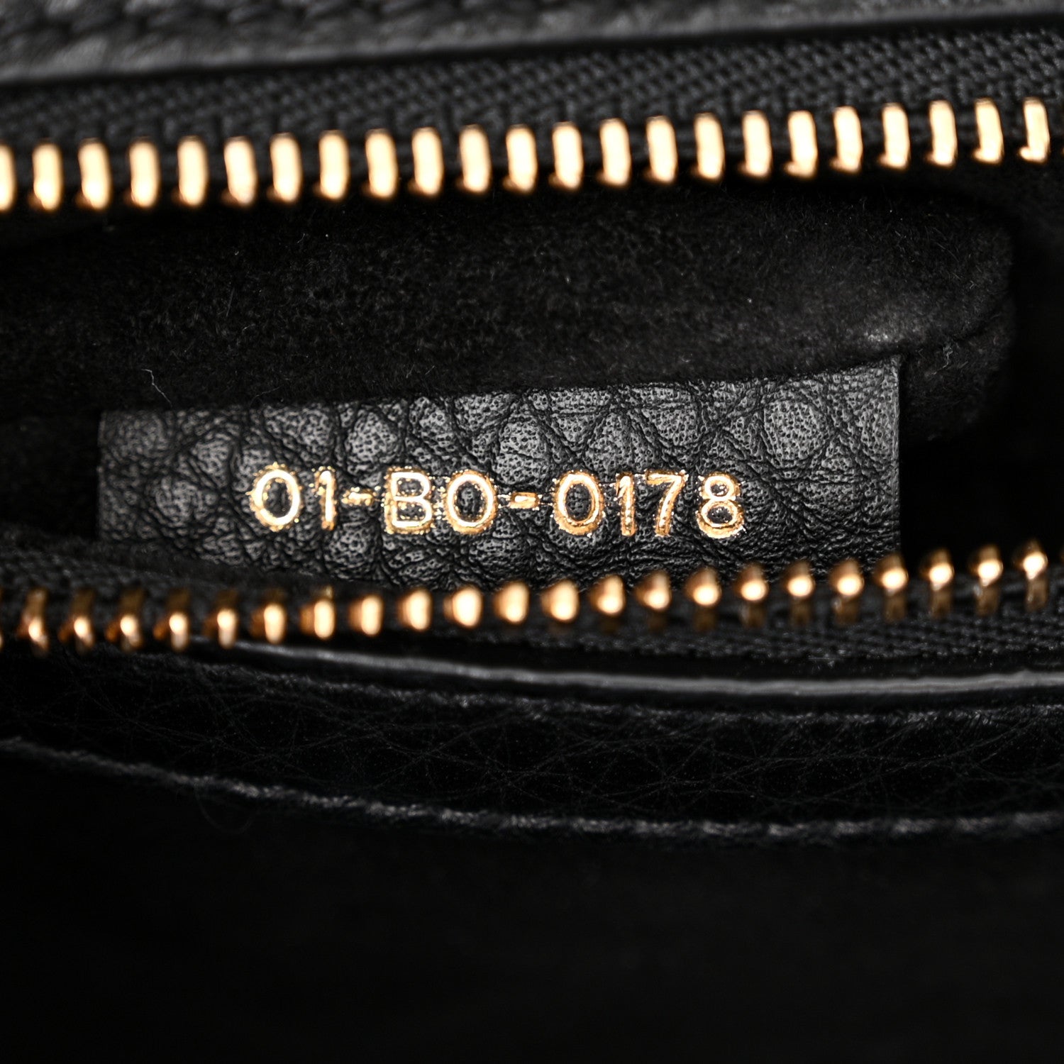 Christian Dior Grained Calfskin Medium Diorama Flap Bag Black 5 of 12