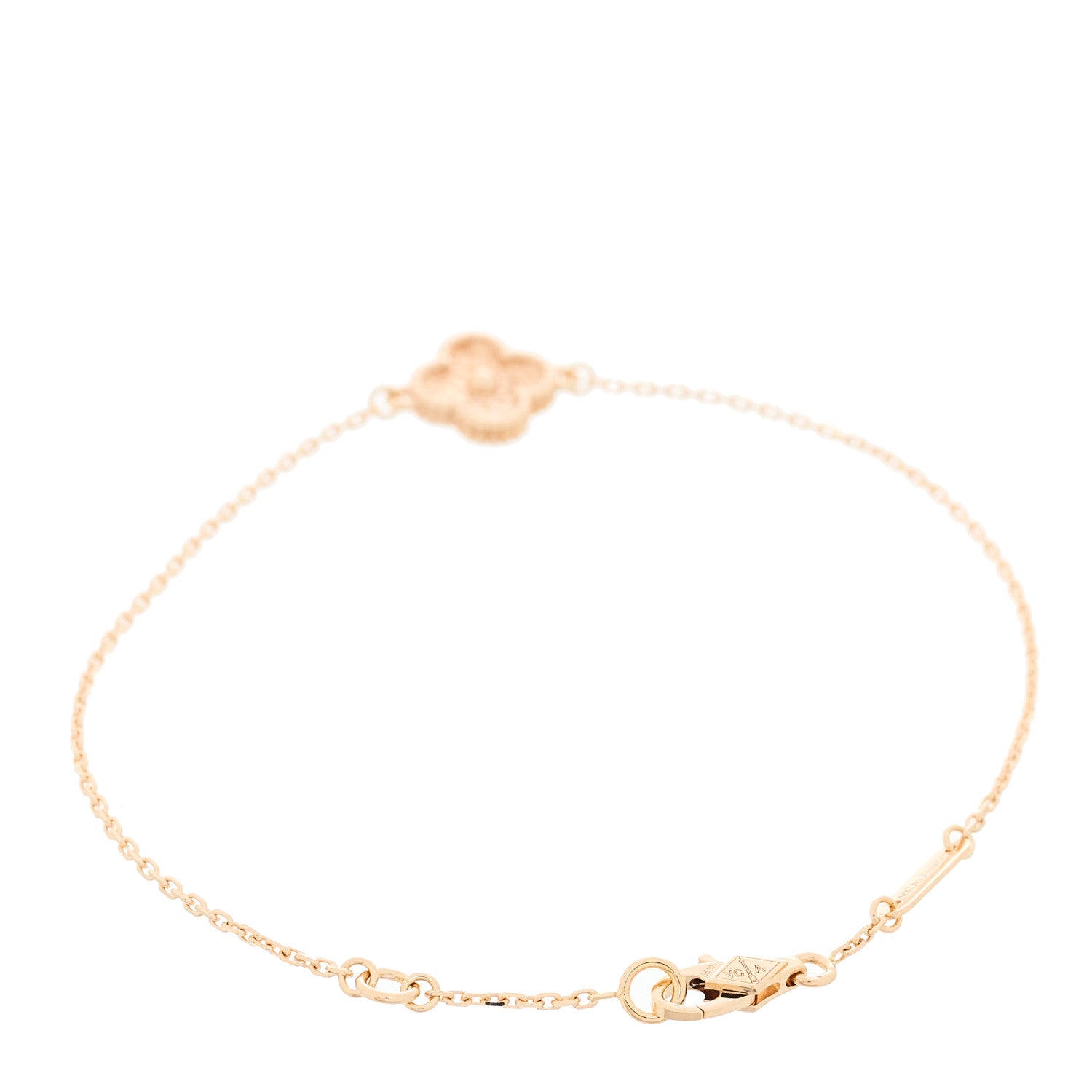 Van Cleef & Arpels 18K Rose Gold Sweet Alhambra Bracelet 2 of 5