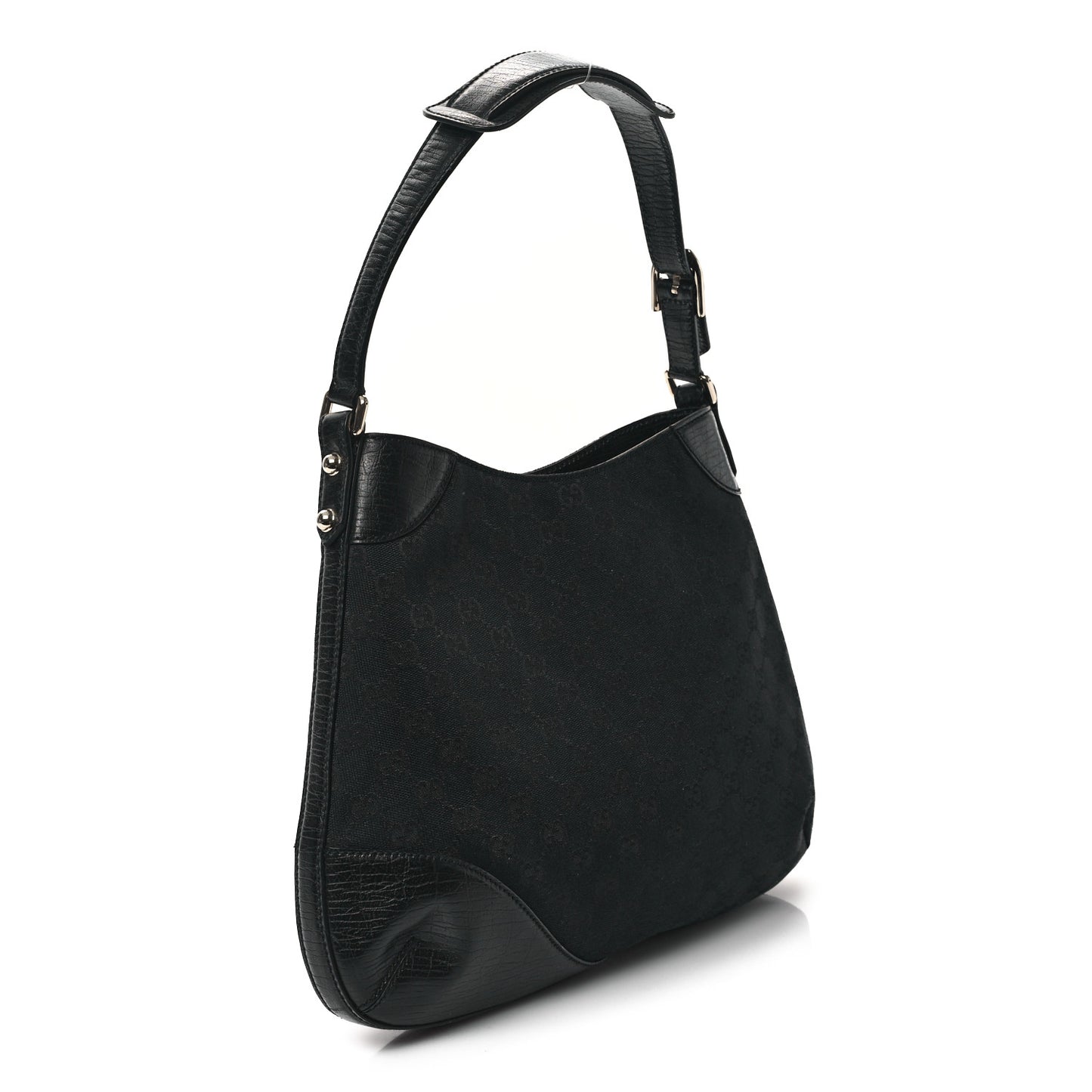 Monogram Web Hasler Hobo Black