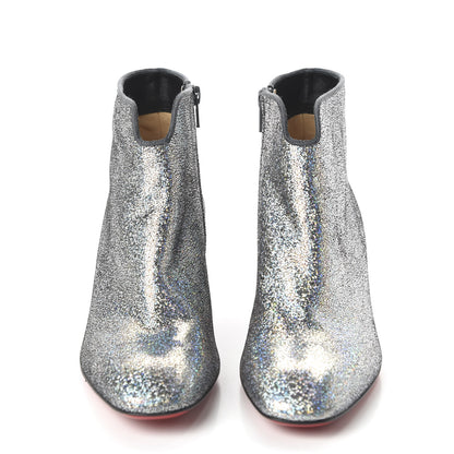 Christian Louboutin Glitter Disco 70S Ankle Boots 39 Silver 2 of 8