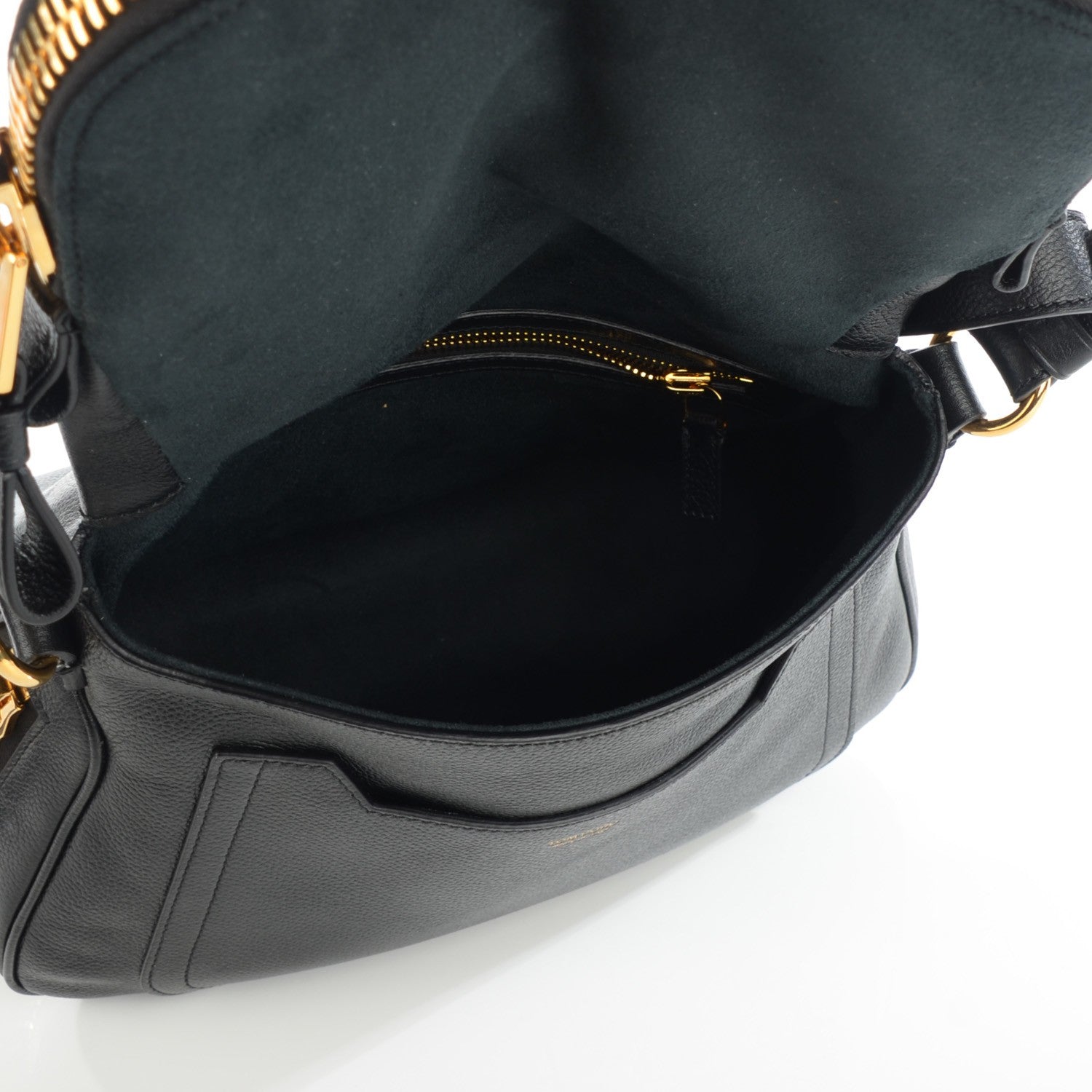 Tom Ford Grained Calfskin Medium Jennifer Crossbody Bag Black 6 of 7