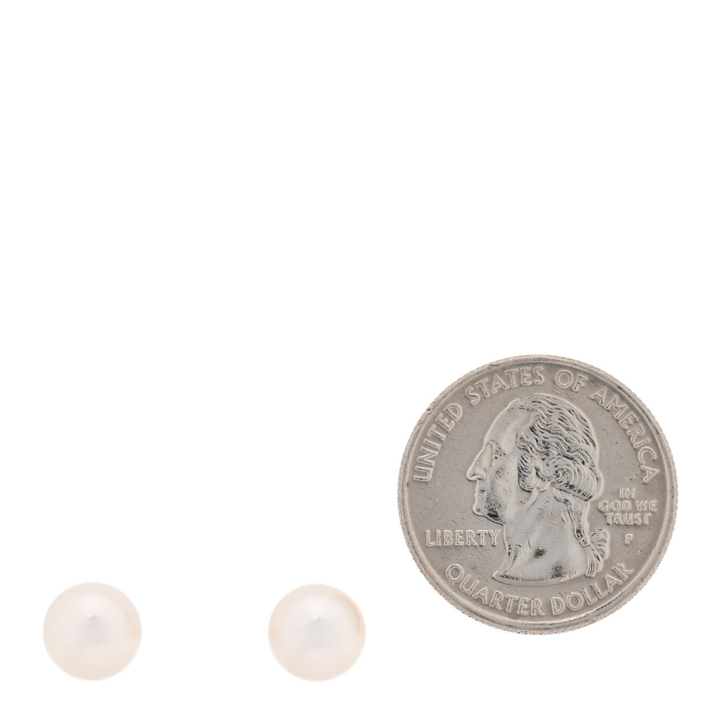 18K Yellow Gold Akoya Cultured Pearl 8.5mm Stud Earrings