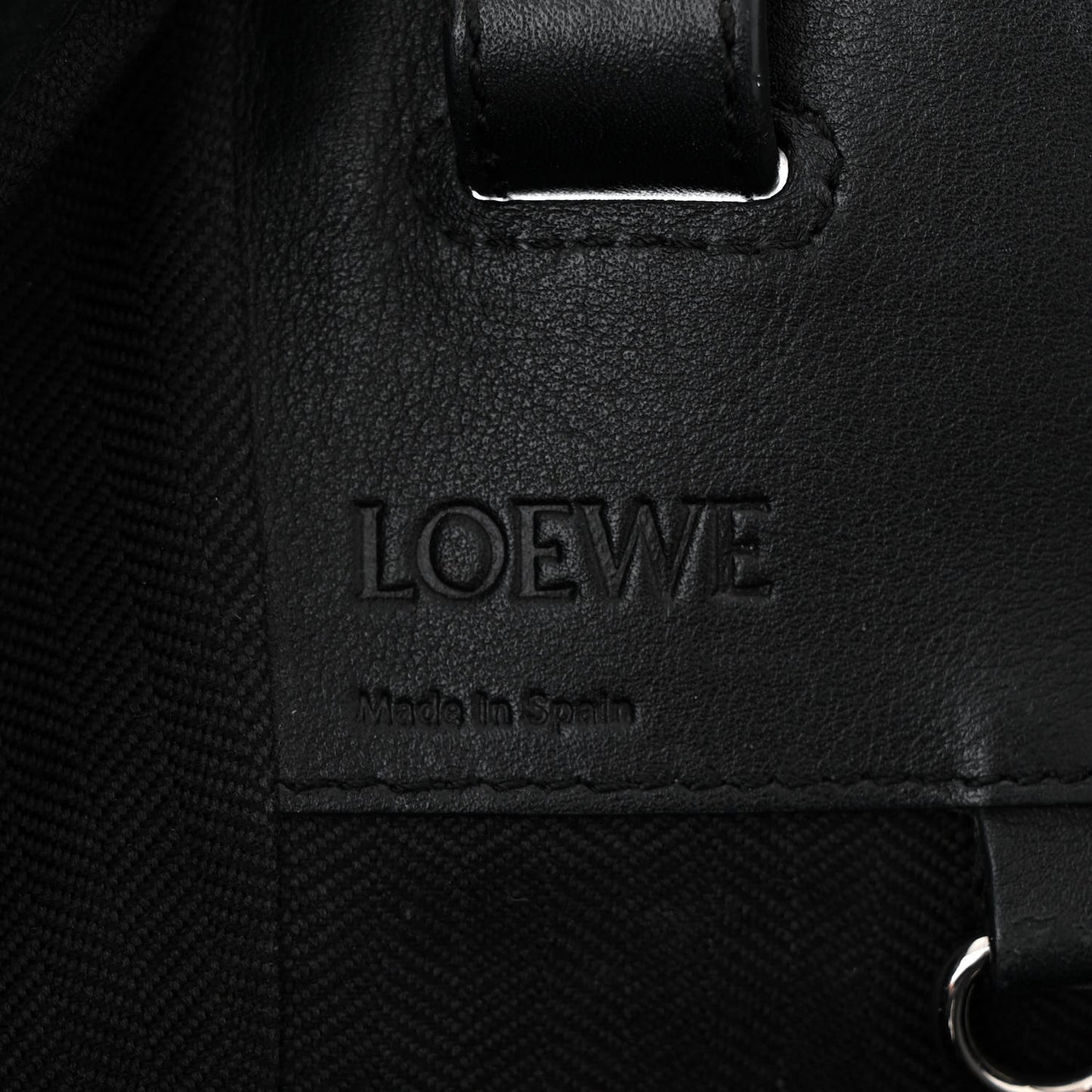 Calfskin Small Hammock Shoulder Bag Black