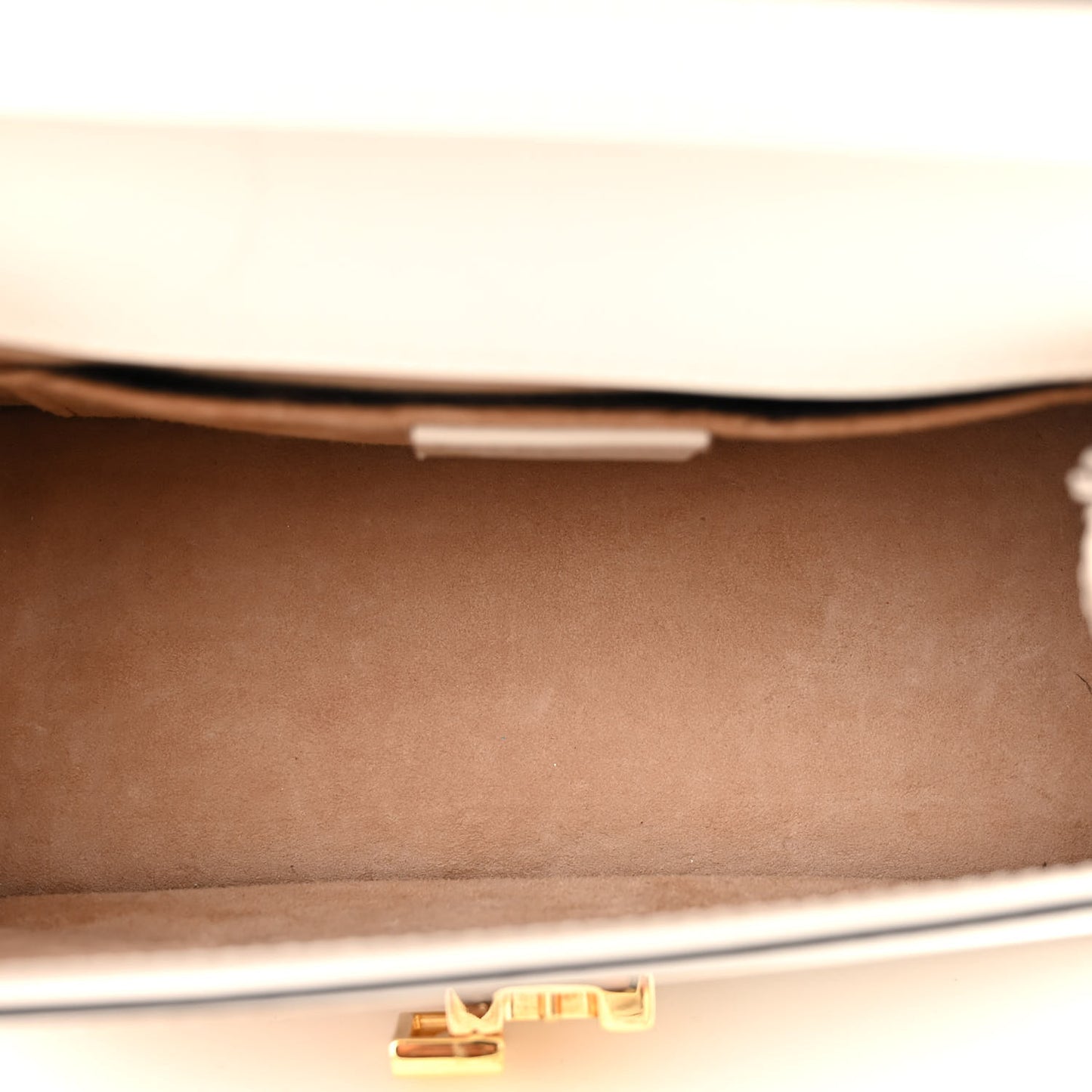 Calfskin Mini Sylvie Top Handle Bag White