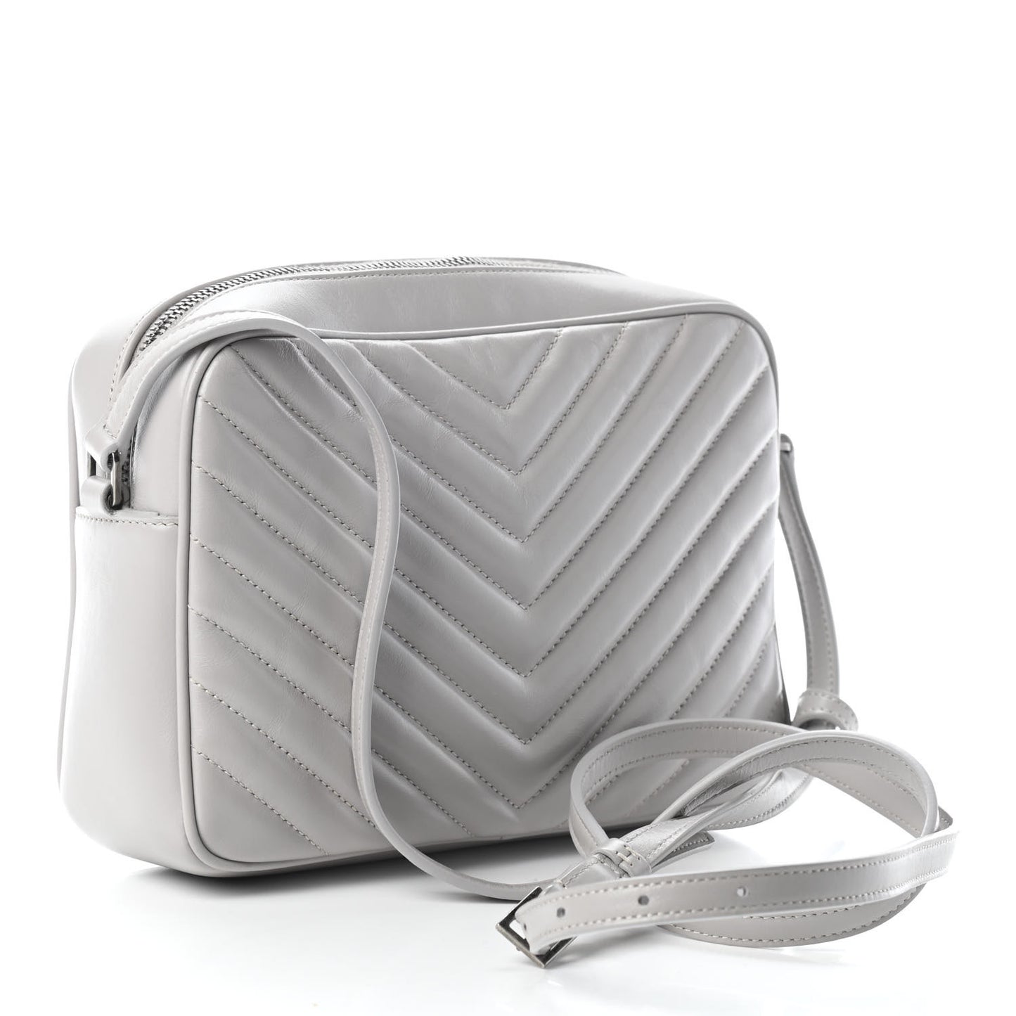 Calfskin Matelasse Monogram Lou Camera Bag Granite