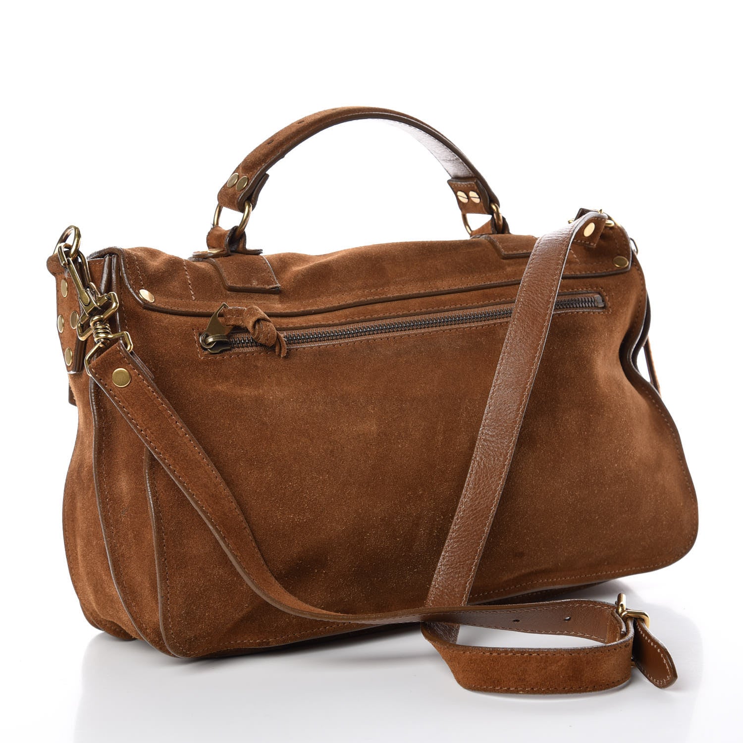 Proenza Schouler Suede Medium PS1 Satchel Tobacco 3 of 18