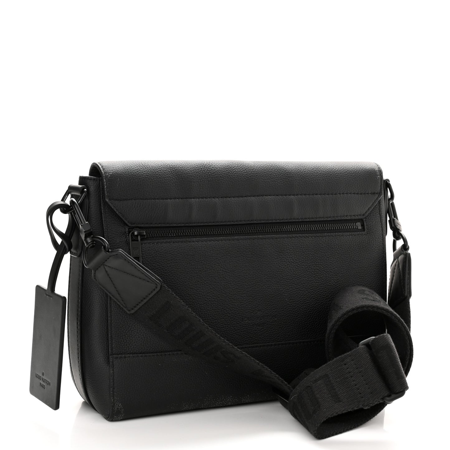 Calfskin Aerogram Messenger Black
