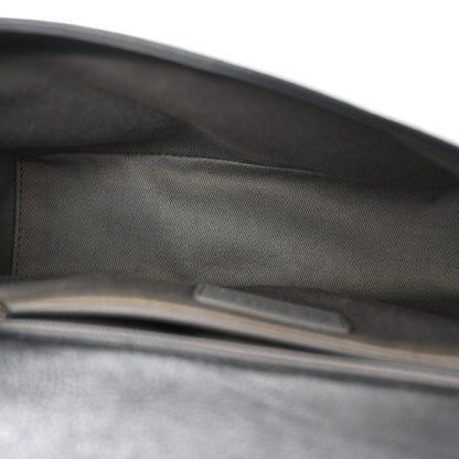 Chanel Patent Calfskin Quilted Paris Bombay Medallion Embellished Medium Boy Flap Black 5 of 10