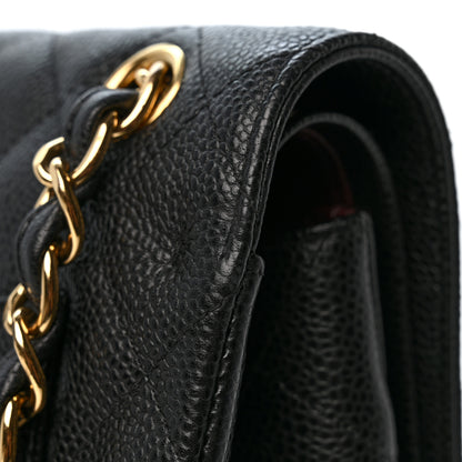 Chanel Caviar Quilted Jumbo Double Flap Black 13 of 13