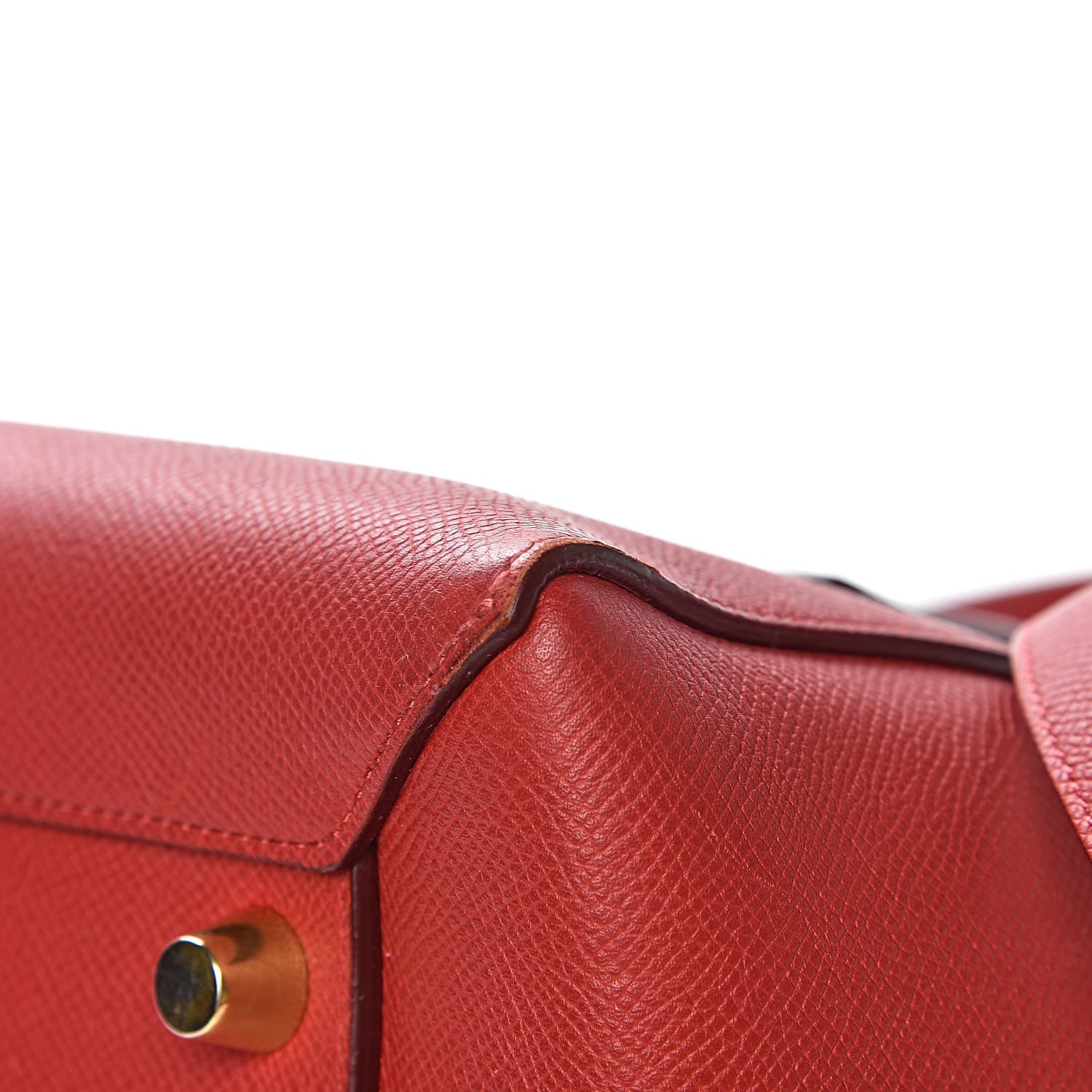 Celine Grained Calfskin Mini Belt Bag Coquelicot 13 of 16