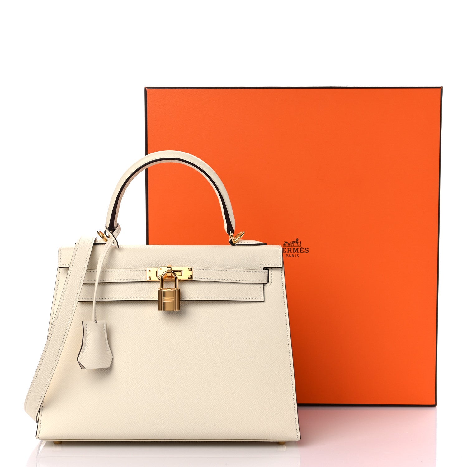 Hermes Epsom Kelly Sellier 25 Nata 10 of 10