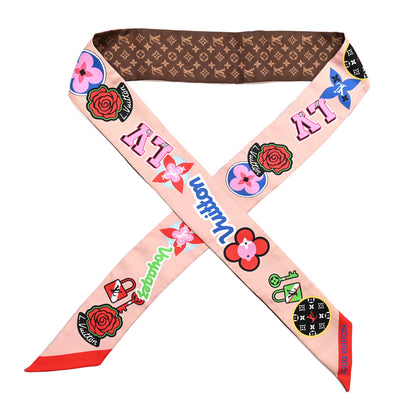 Louis Vuitton Silk Monogram LV Stories BB Bandeau Nude 1 of 3