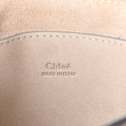 Chloe Suede Calfskin Small Faye Shoulder Bag Motty Grey 6 of 11