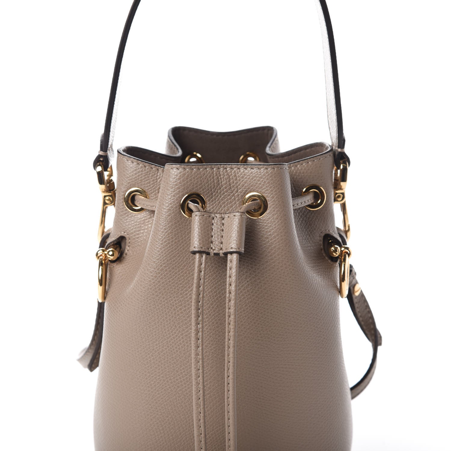 Fendi Vitello Cruise F is Fendi Mini Mon Tresor Bucket Bag Tortora 8 of 10