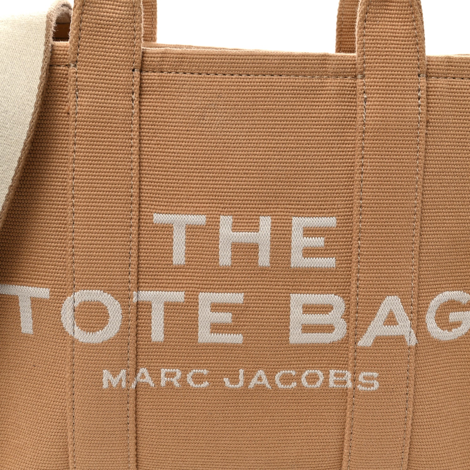 Marc Jacobs Jacquard Medium The Traveler Tote Bag Camel 8 of 11