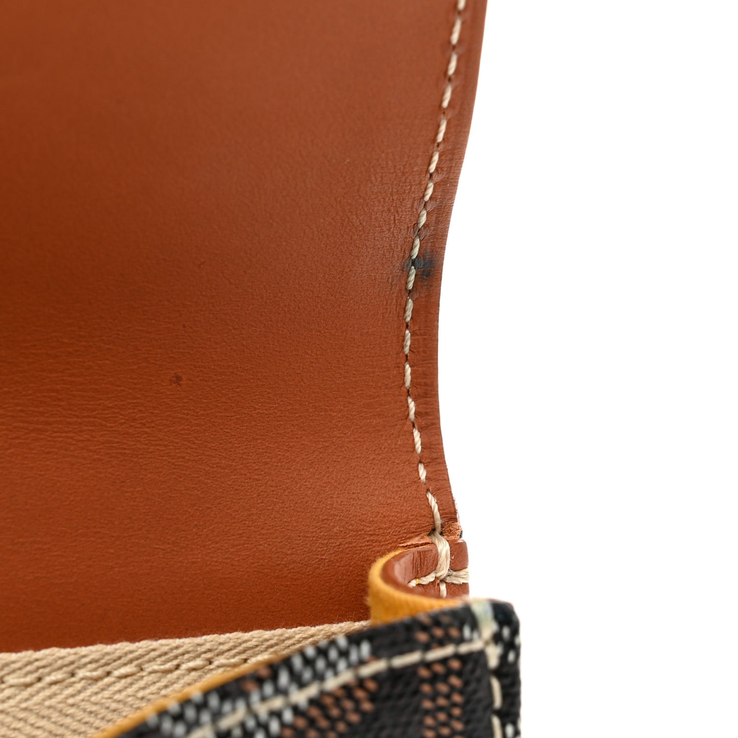 Goyardine Monte Carlo Bois Clutch Black