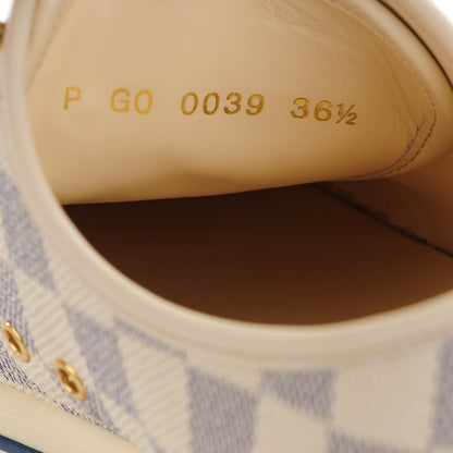 Louis Vuitton Damier Azur Punchy Sneakers 36.5 6 of 7