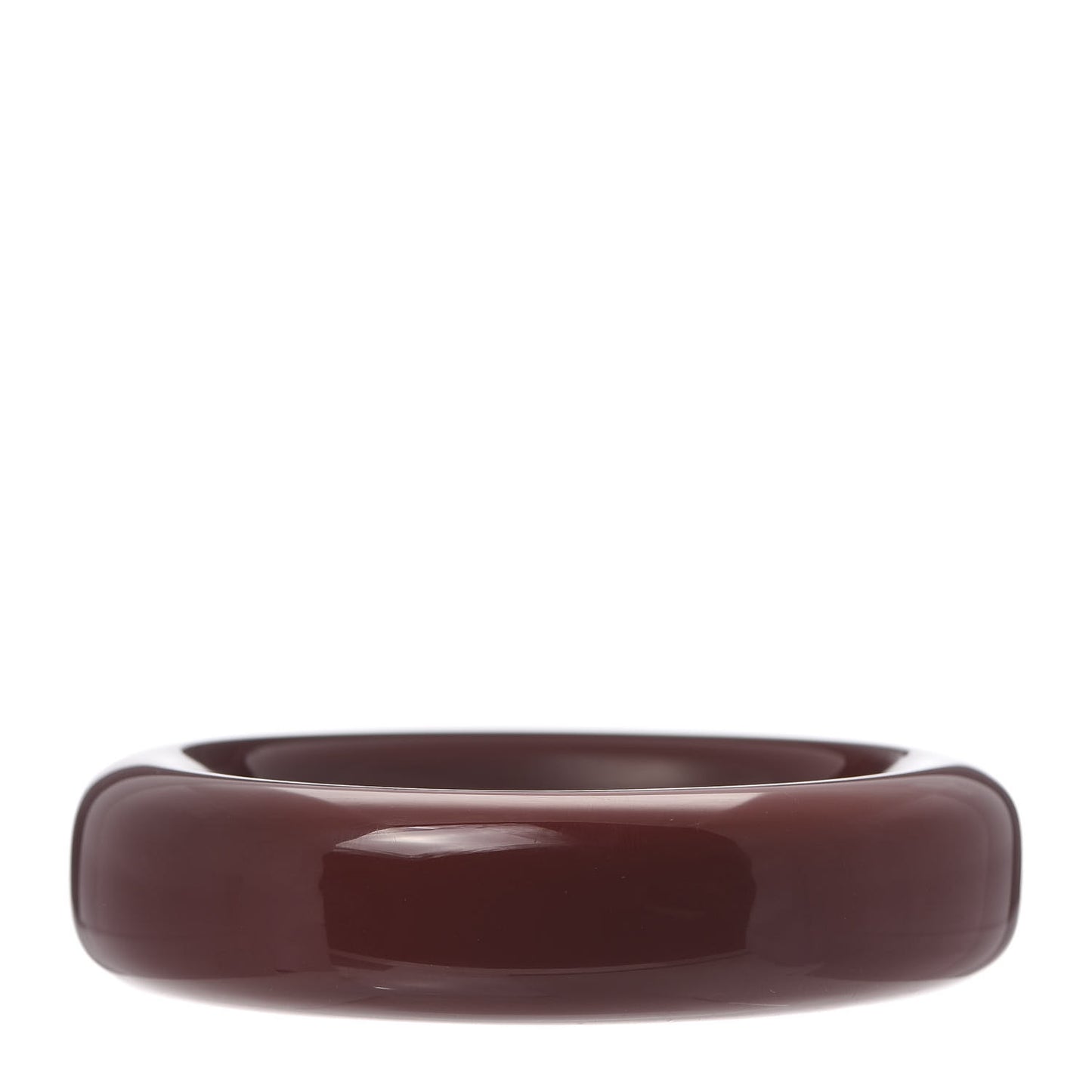 Lacquer Hardwood Elsa Peretti Doughnut Bangle Bracelet Red