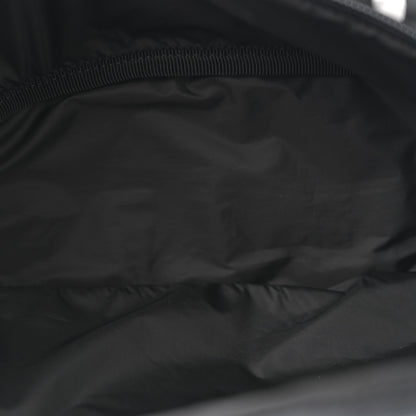 Chanel Nylon Printed Quilted Coco Neige Convertible Backpack Black White 11 of 25
