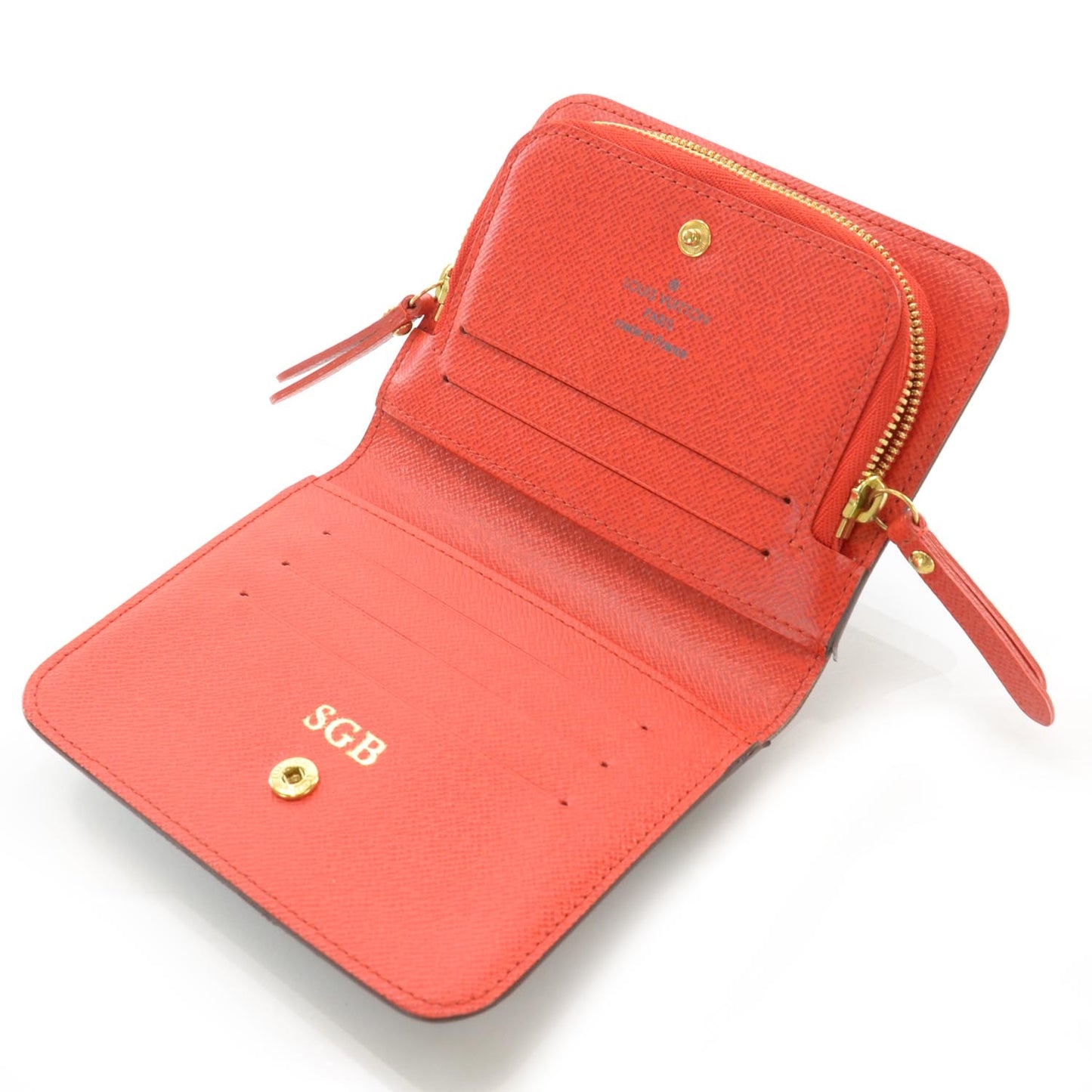 Monogram Insolite Coin Purse Wallet Red
