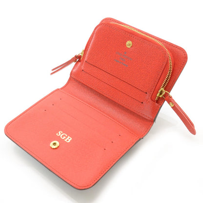Louis Vuitton Monogram Insolite Coin Purse Wallet Red 5 of 8