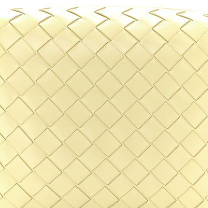 Bottega Veneta Calfskin Intrecciato Metallic Knot Small Loop Crossbody Bag Ice Cream 7 of 9